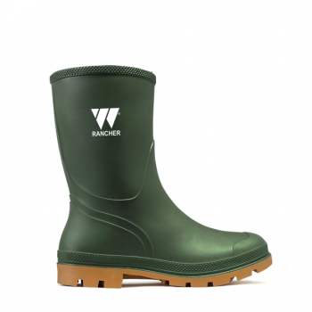 GALOCHA PVC VERDE CANO BAIXO