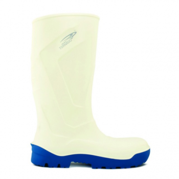 GALOCHA PU BRANCO/AZUL S4...