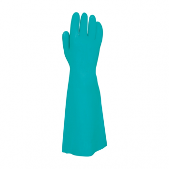 LUVA EM NITRILO VERDE S/...