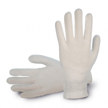 LUVA BRANCA 100% ALGODAO