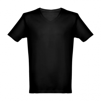 T-SHIRT GOLA EM V MANGA...