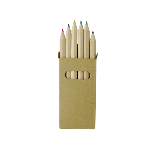 Conjunto de 6 lápis de cor...