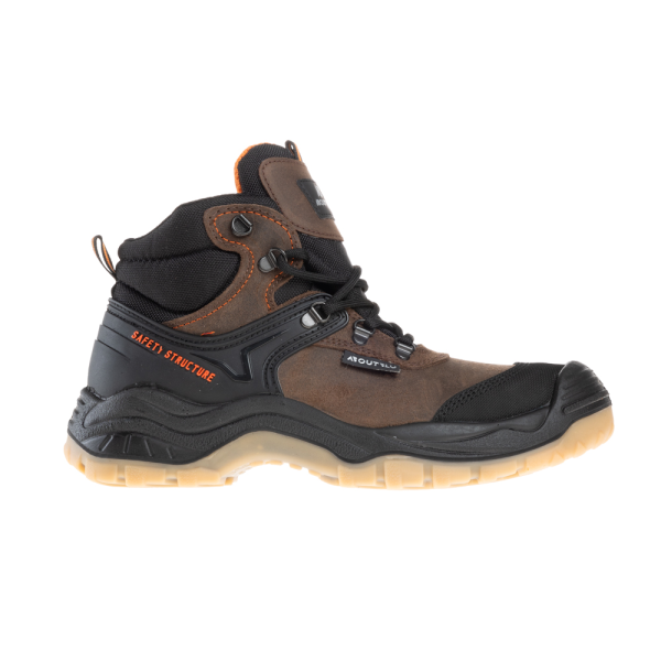 Bota Pele S3 Fibra Vidro PU...