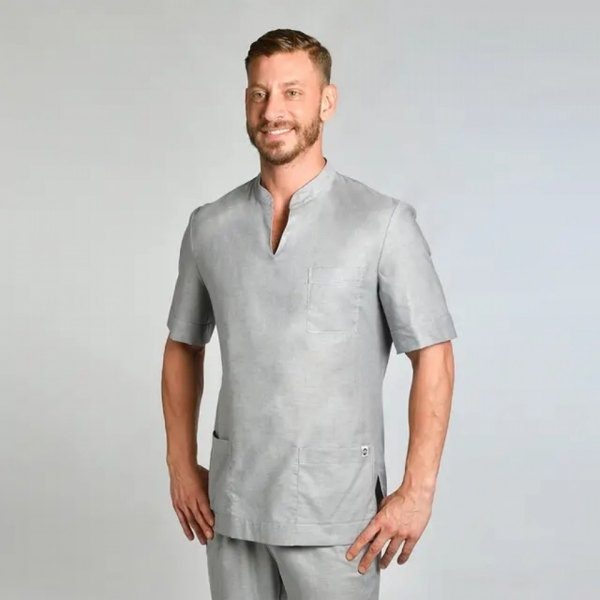 Jaleca Manga Curta Com...