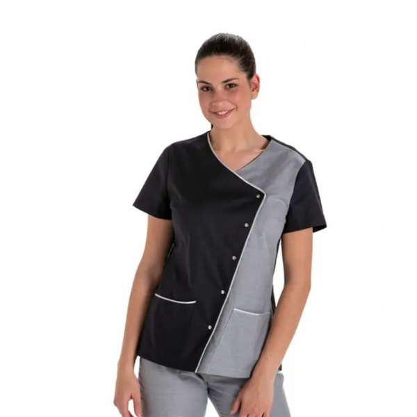 Jaleca Senhora Manga Curta...