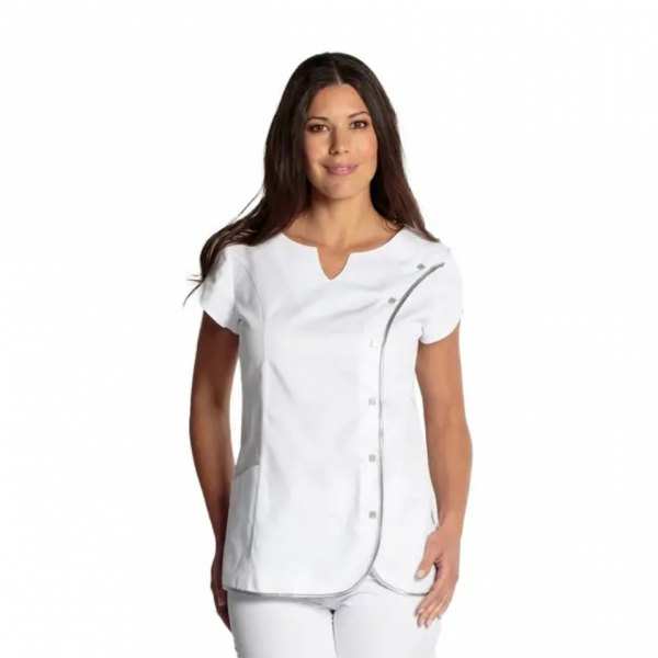 Jaleca Senhora Manga Curta...