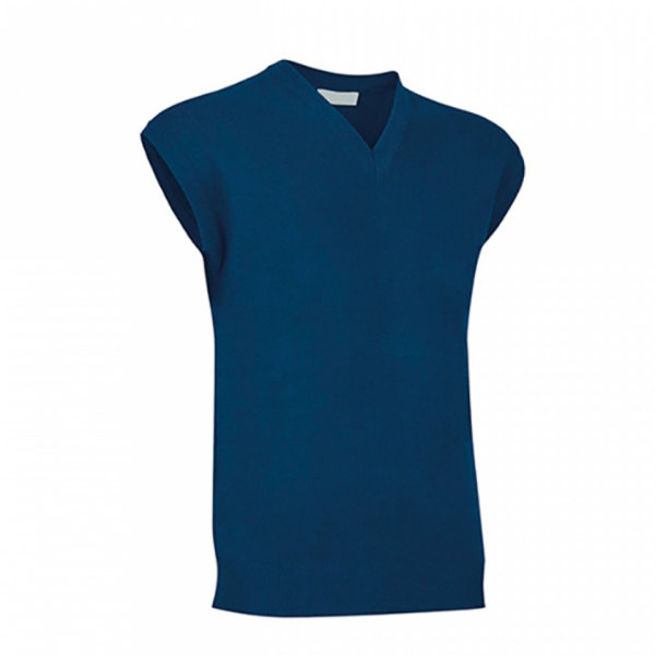 PULOVER SEM MANGAS EM MALHA