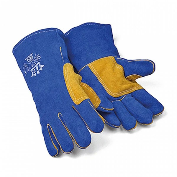 LUVA SOLDADOR CRUTE AZUL...