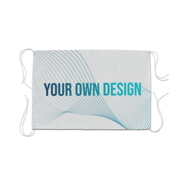 Bandeira com fita em cada...