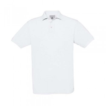 Polo B&C Safran 180g Branco