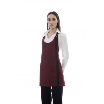 Avental de peito em sarja