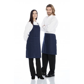 Avental de peito em sarja...