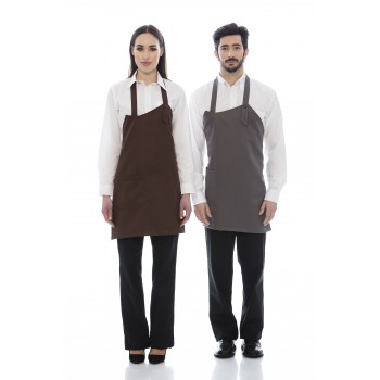 Avental de peito em sarja...