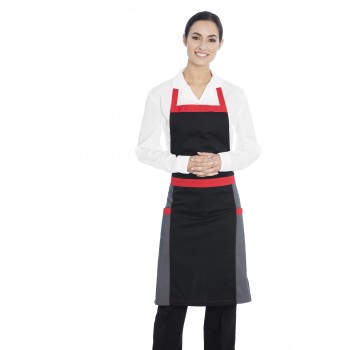 Avental de peito em sarja...