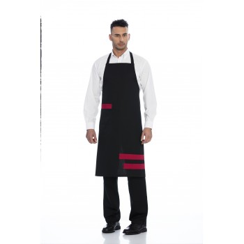 Avental de peito em sarja...