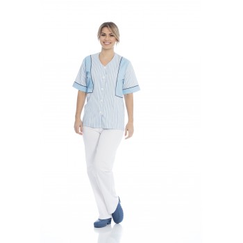 Túnica senhora em sarja...