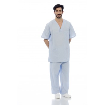 Calça bloco em pano