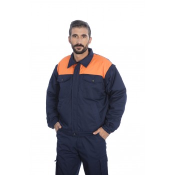 Blusão acolchoado com manga...