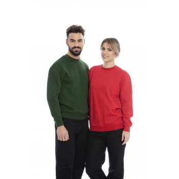 Sweatshirt em malha cardada...