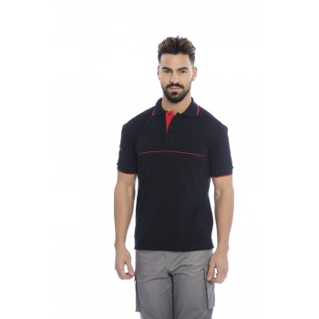 Polo homem em malha piquet...