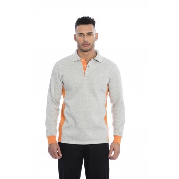 Sweat-polo homem em malha...