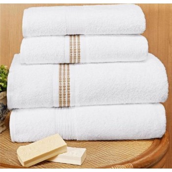 Toalha Felpo Branco Fio 16...